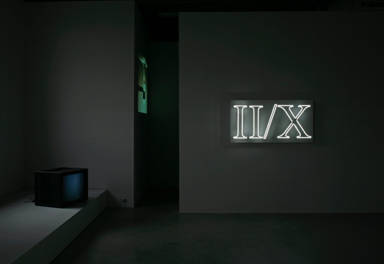 Lights (on/off), Installation view