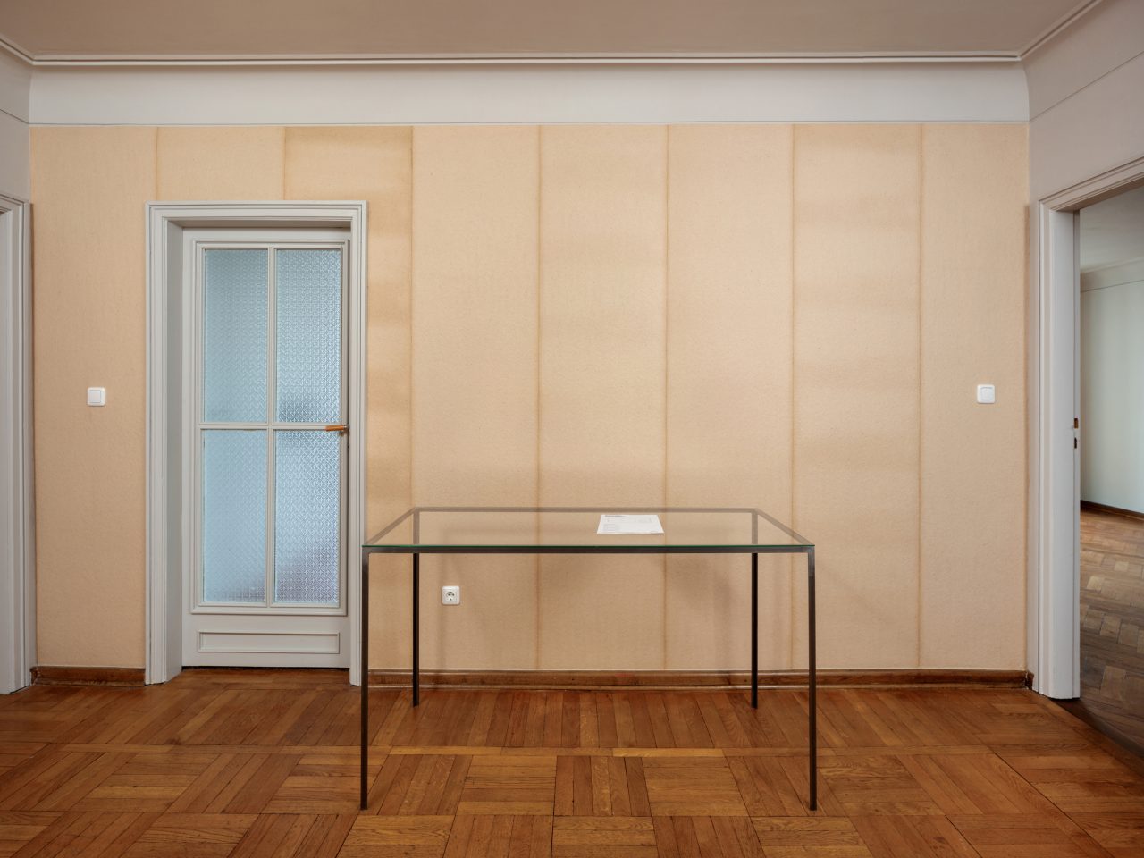Florence Jung, Mathias Sander Exhibition's Floor Plan (2018)