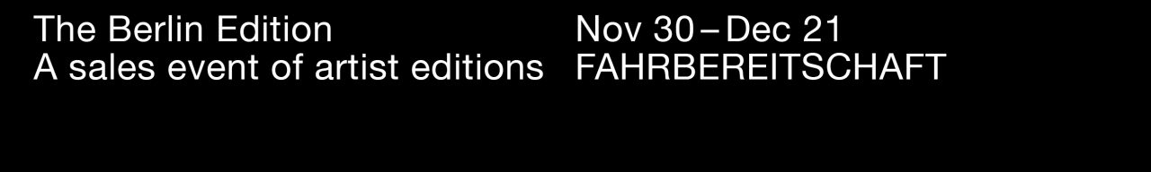 The Berlin Edition (2025)