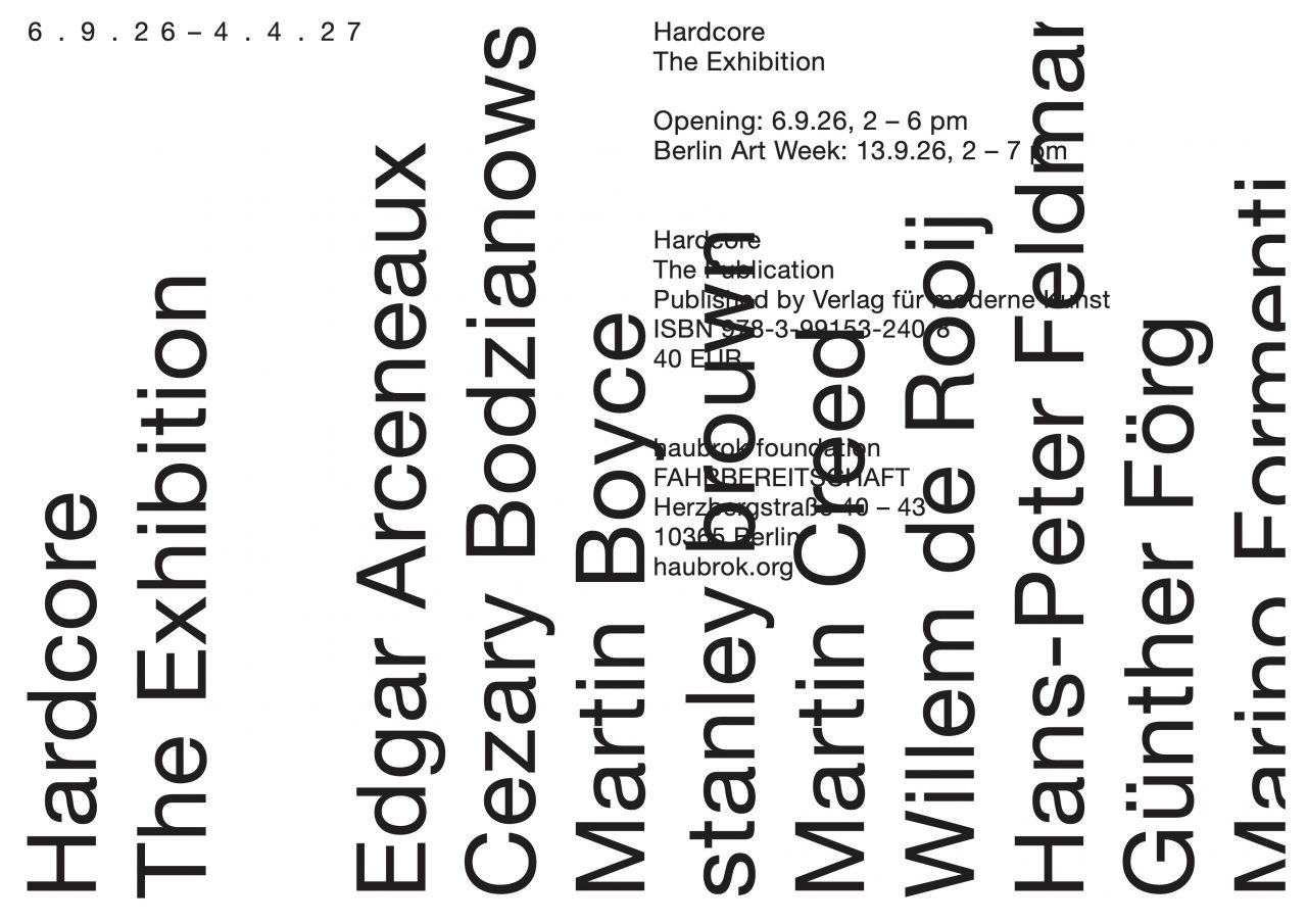 Hardcore. The Exhibition (2026)